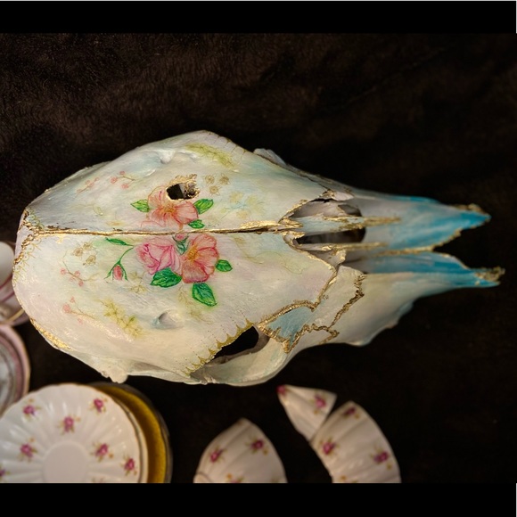 Custom Painted Skull - Picture 3 of 5